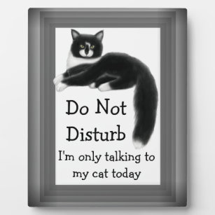 Plaques Humour Chats Zazzle Fr