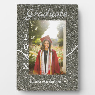 Plaque Photo Silverglitter photo graduation ajouter nom classe