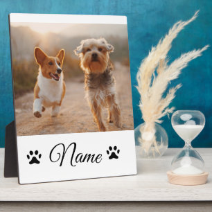 Plaque Photo Simple coloré animal ajouter nom photo collage