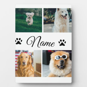 Plaque Photo Simple coloré animal ajouter nom photo collage