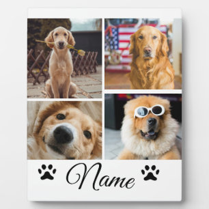 Plaque Photo Simple coloré animal ajouter nom photo collage
