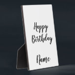 Plaque Photo simple petit heureux anniversaire ajouter votre no<br><div class="desc">conçu pour vous</div>