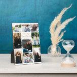 Plaque Photo Sisters Forever Friends Collage Custom Citation Ph<br><div class="desc">Chic collage personnalisable plaque photo pour votre soeur. Ajoutez 9 de vos photos de frères et soeurs préférées et commandez ce cadeau personnalisé unique pour votre soeur douce comme cadeau d'anniversaire d'amitié. Un garde-photo personnalisé sentimental qui dit Soeurs sont Amis de toujours.</div>