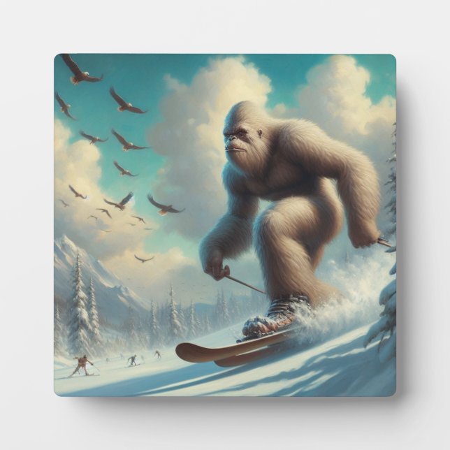 Plaque Photo Ski Bigfoot (Devant)