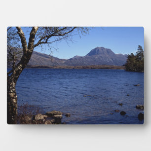 Plaque Photo Slioch Loch Maree Wester Ross Écosse