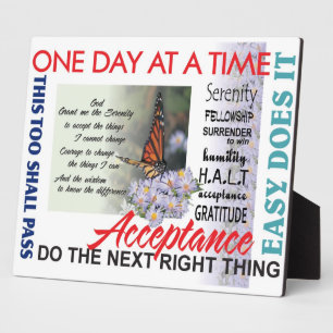 Plaque Photo slogans de récupération