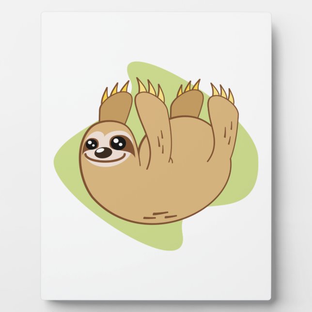 Plaque Photo Sloth (Devant)