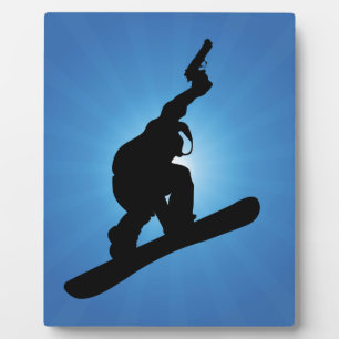 Plaque Photo Snowboard Outlaw