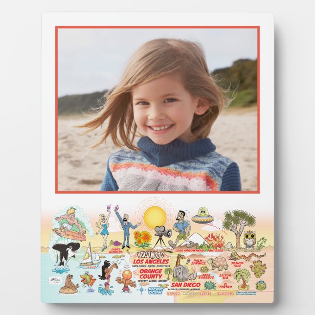 Plaque Photo SoCal personnalisé 8x10 (Devant)