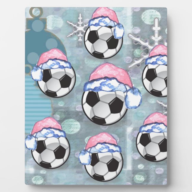 PLAQUE PHOTO SOCCER BALLS (Devant)