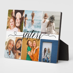 Plaque Photo Soeurs 6 Collage photo Cadeaux personnalisés