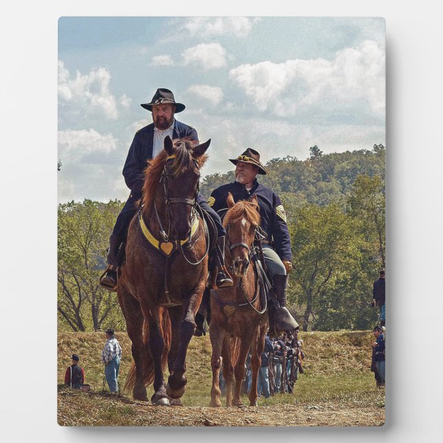 Plaque Photo Soldats de l'union monétaire (Devant)