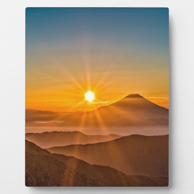 Plaque Photo Soleil (Devant)