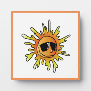 Plaque Photo SOLEIL D'ÉTÉ cool