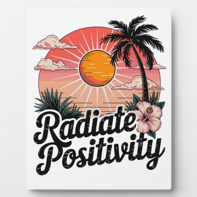 Plaque Photo Soleil positif (Devant)