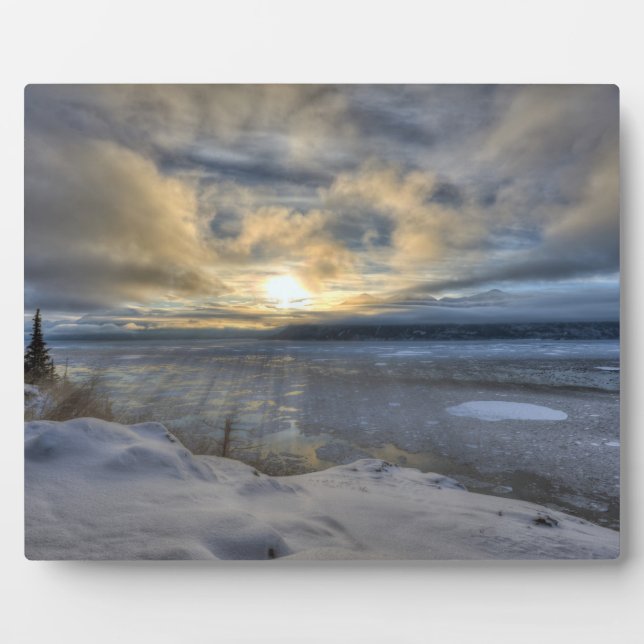 Plaque Photo Solstice d'hiver Turnagain Arme (Devant)