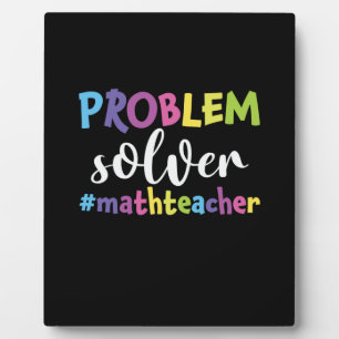 Plaque Photo Solveur du problème de l'enseignant en mathématiqu