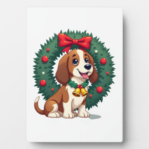 Plaque Photo Sonneries de Basset Hound au carillon