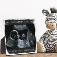 Sonogramme Photo Papa être Je t'aime Déjà Grey