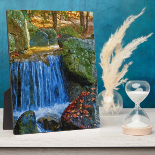 Plaque Photo Source d'eau bleue