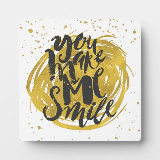 Plaque Photo Sourire (Devant)