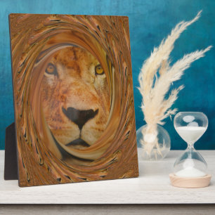 Plaque Photo Sourire de lion