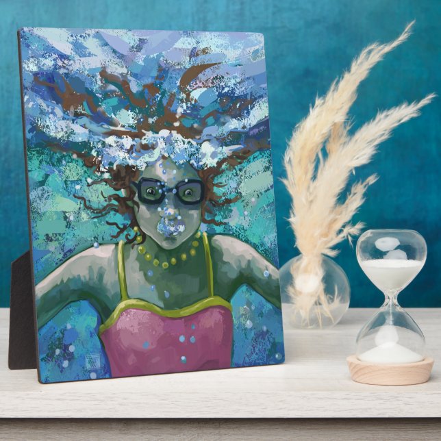 Plaque Photo Sous la nage aquatique (Côté)