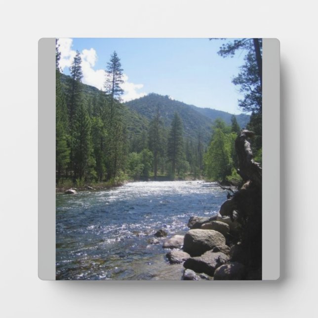 Plaque Photo South Fork Kings River, King's Canyon, CA (Devant)