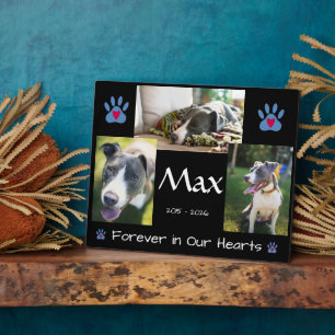 Plaque Photo Souvenir commémoratif de perte d'animal de compagn