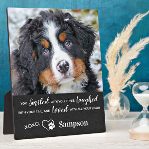 Plaque Photo Souvenir Personnalisé de Remembrance de l'Animal d