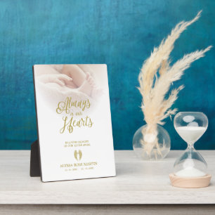 Plaque Photo Souviens-toi du petit bébé ange ceux qu'on a aimé 