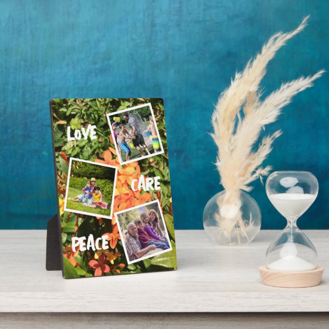 Plaque Photo Soyez Naturel Famille (Côté)