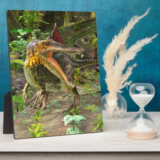 Plaque Photo Spinosaure dinosaure (Côté)