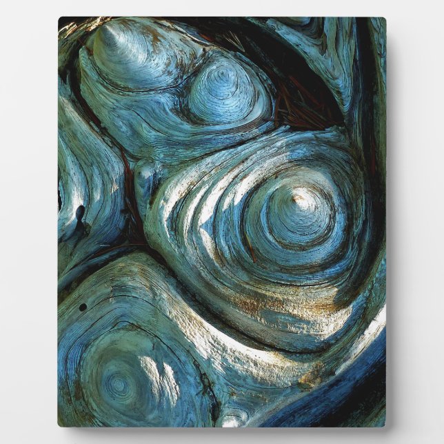 Plaque Photo Spirales en bois (Devant)