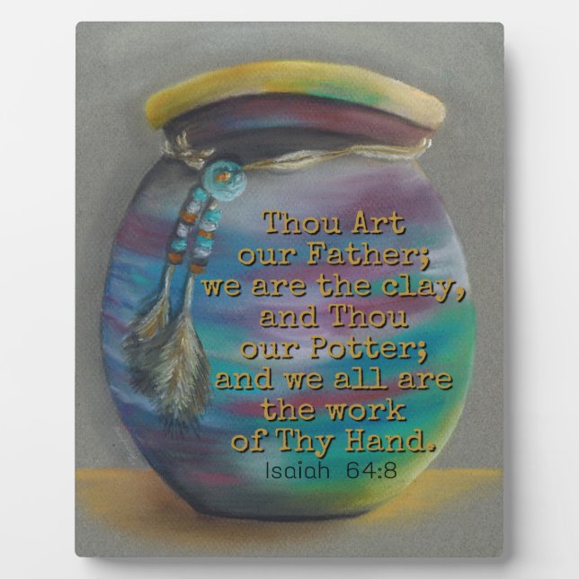 Plaque Photo Spirit Jar - Potter and Clay (Devant)