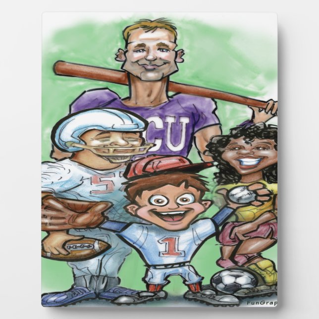 Plaque Photo Sports jeunesse (Devant)