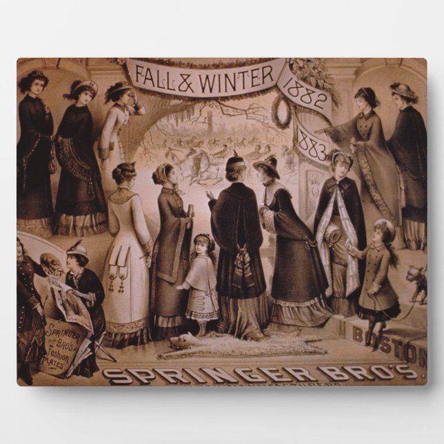 Plaque Photo Springer Brothers, Boston, Fall and Winter Collec (Devant)