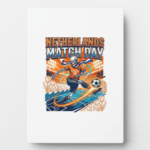 Plaque Photo Squelette de frappeur de jour de match des Pays-Ba
