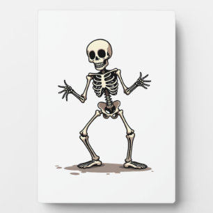 Plaque Photo Squelette faisant le Dab � Chemise de danse drôle