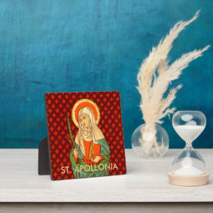 Plaque Photo St. Apollonia (VVP 001) 5,25 po x 5,25 po