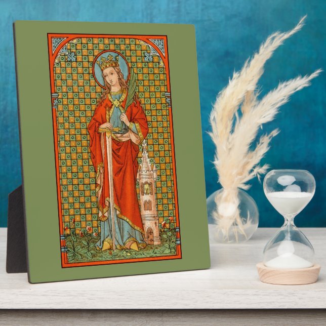 Plaque Photo St. Barbara (JP 01) 8"x10" (Côté)