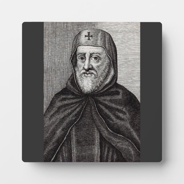 Plaque Photo St Ephrem le Syrien Enseignant du Repentir Art (Devant)