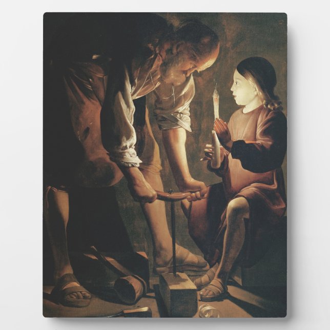 Plaque Photo St. Joseph Le Charpentier (Devant)