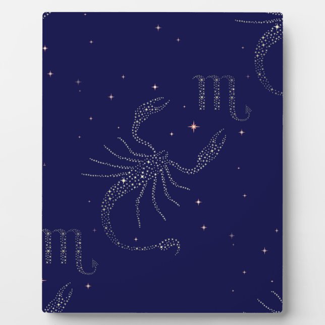 Plaque Photo stars scorpio (Devant)
