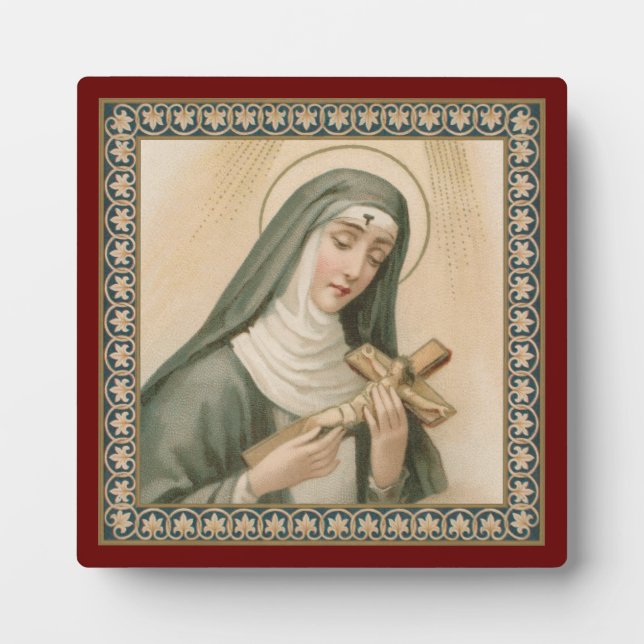Plaque Photo Ste Rita de Cascia (M 015) (Devant)