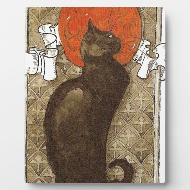 Plaque Photo Steinlein's Cat - Art Nouveau (Devant)