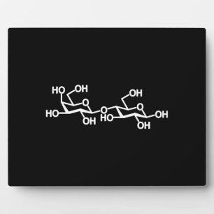 Plaque Photo Structure du lait lactose