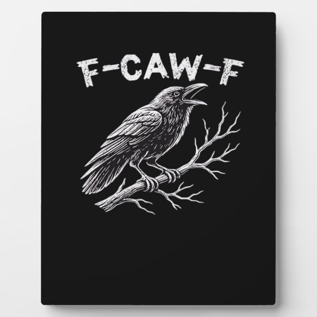 Plaque Photo Style Créatif F-Caw-F (Devant)