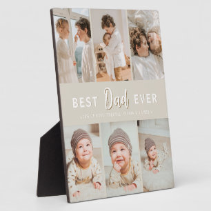 Plaque Photo Stylish Meilleur Papa Forever 6 Photos 