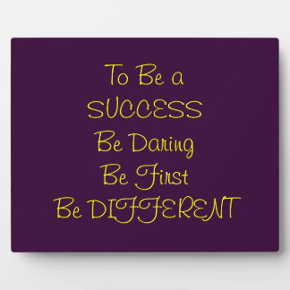 Plaque Photo Succès